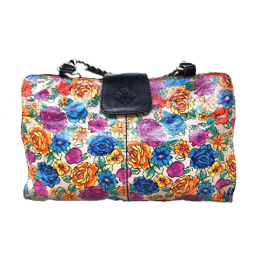 Vintage Patricia Nash Rienzo Floral Spanish Villa Shoulder Bag - Picture 12 of 12